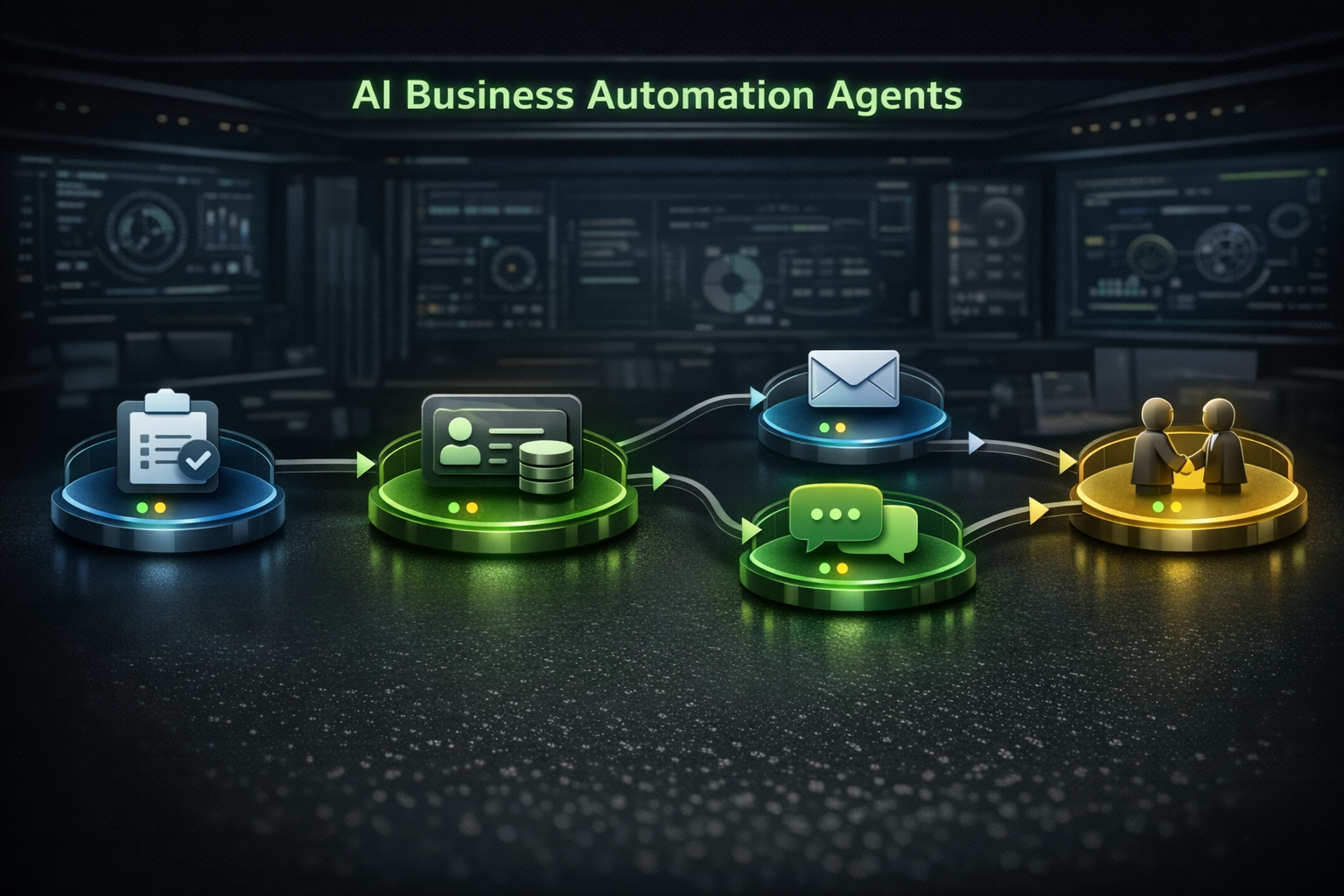 AI business automation agents workflow